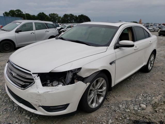 1FAHP2E85DG104463 - 2013 FORD TAURUS SEL WHITE photo 1