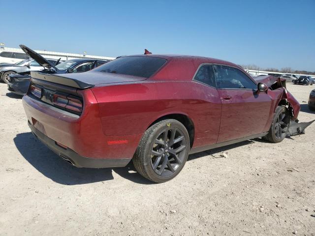 2C3CDZAG0MH552279 - 2021 DODGE CHALLENGER SXT MAROON photo 3