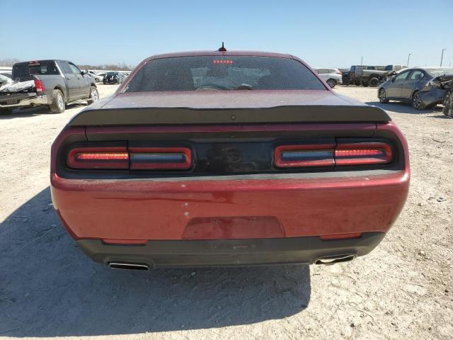 2C3CDZAG0MH552279 - 2021 DODGE CHALLENGER SXT MAROON photo 6