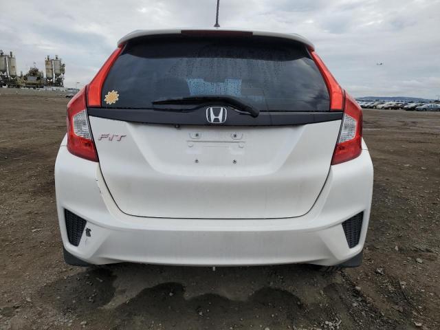 3HGGK5H50FM755131 - 2015 HONDA FIT LX WHITE photo 6