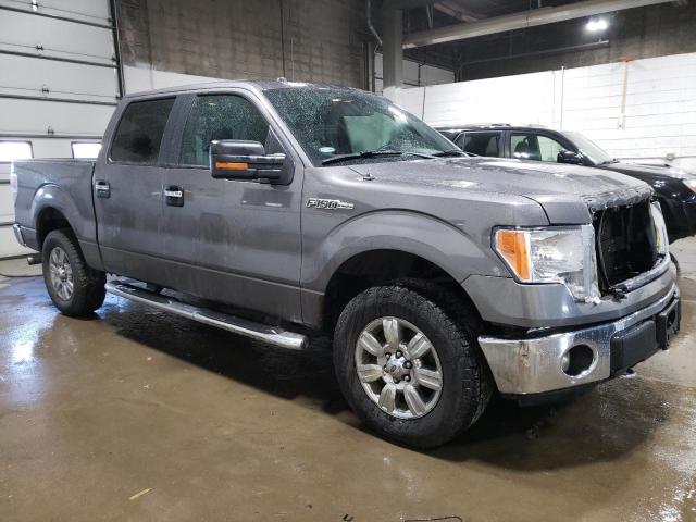 1FTFW1EF2BKD68019 - 2011 FORD F150 SUPERCREW GRAY photo 4