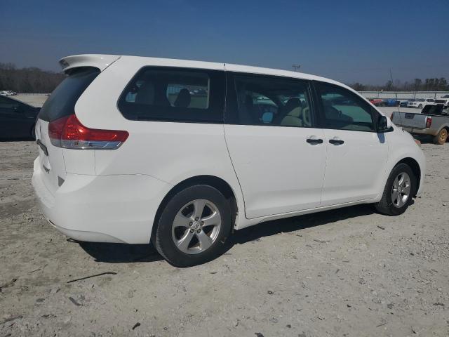 5TDKA3DCXBS006769 - 2011 TOYOTA SIENNA BASE WHITE photo 3