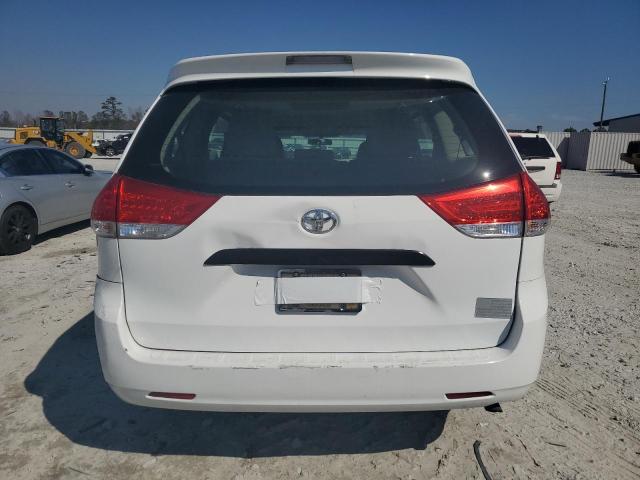 5TDKA3DCXBS006769 - 2011 TOYOTA SIENNA BASE WHITE photo 6