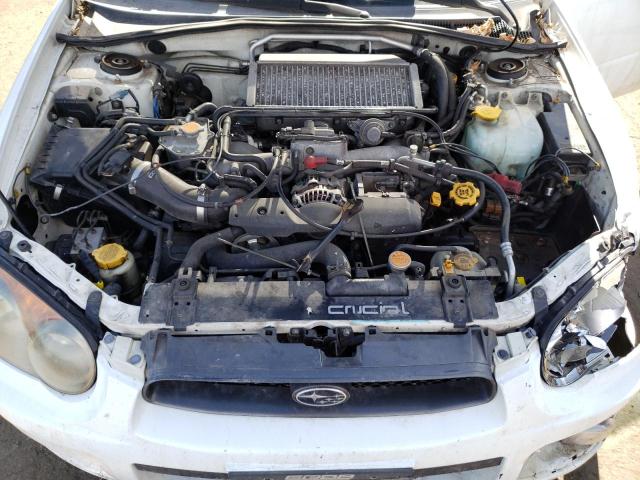 JF1GG296X4H814893 - 2004 SUBARU IMPREZA WRX WHITE photo 11