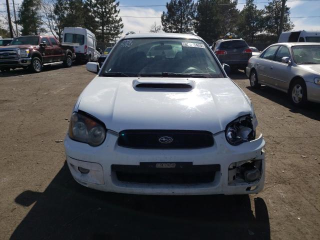 JF1GG296X4H814893 - 2004 SUBARU IMPREZA WRX WHITE photo 5