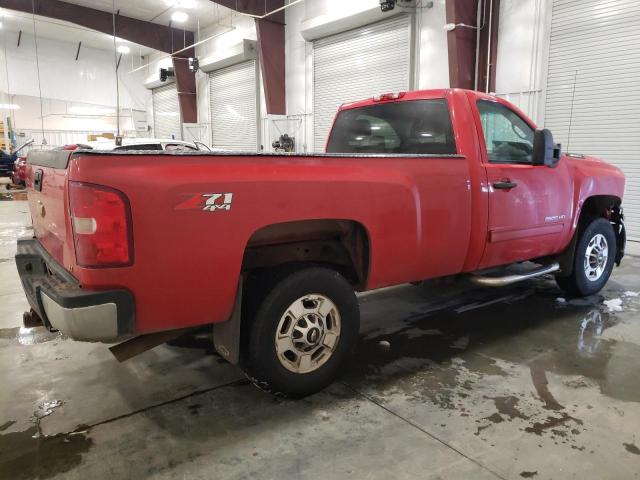 1GC0KXCG2DZ124039 - 2013 CHEVROLET 2500 HD K2500 HEAVY DUTY LT RED photo 3