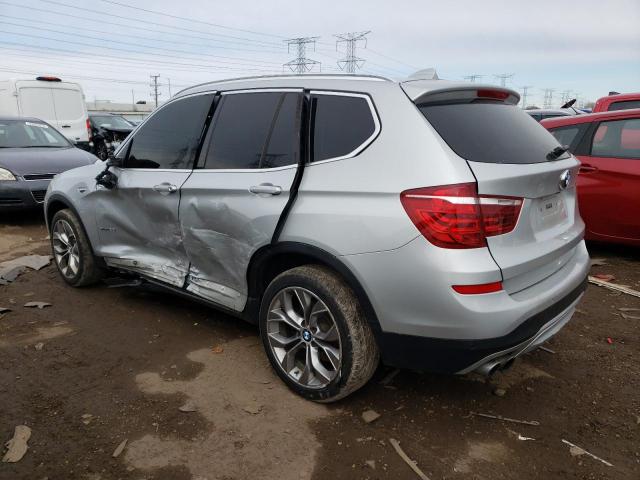 5UXWX9C58G0D73560 - 2016 BMW X3 XDRIVE28I SILVER photo 2