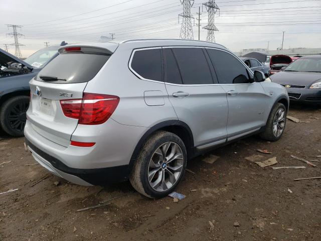 5UXWX9C58G0D73560 - 2016 BMW X3 XDRIVE28I SILVER photo 3