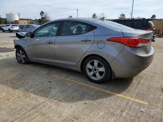 KMHDH4AE7DU791942 - 2013 HYUNDAI ELANTRA GLS SILVER photo 2