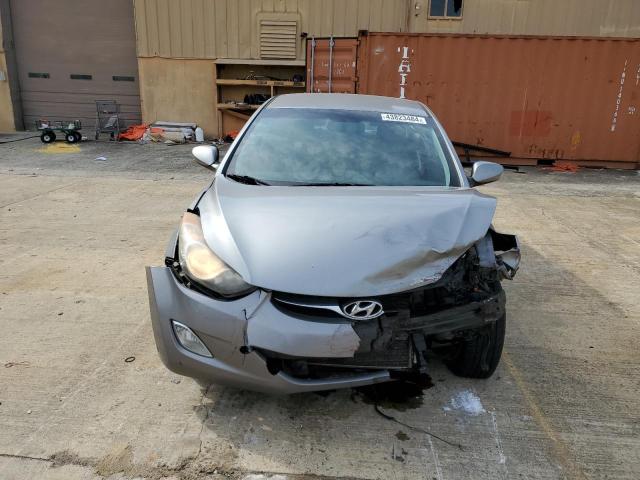 KMHDH4AE7DU791942 - 2013 HYUNDAI ELANTRA GLS SILVER photo 5