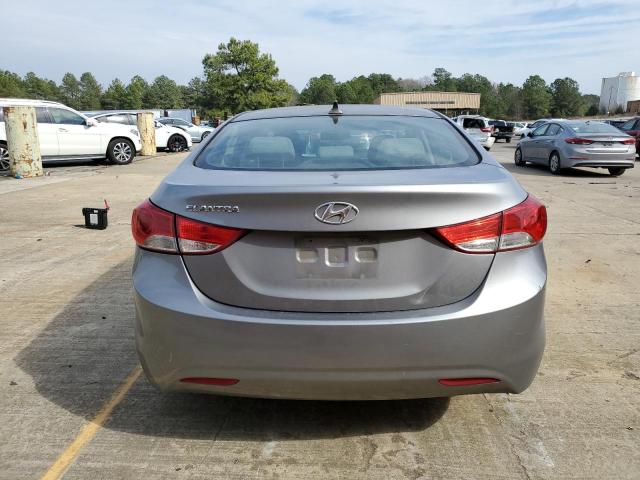 KMHDH4AE7DU791942 - 2013 HYUNDAI ELANTRA GLS SILVER photo 6