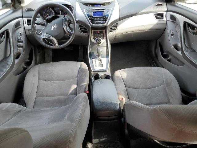 KMHDH4AE7DU791942 - 2013 HYUNDAI ELANTRA GLS SILVER photo 8