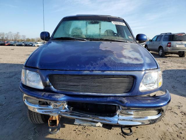 2FTRF08L9WCA30510 - 1998 FORD F150 BLUE photo 5