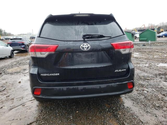 5TDJZRFH0KS734309 - 2019 TOYOTA HIGHLANDER SE BLACK photo 6