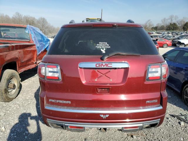 1GKKVTKD5FJ219846 - 2015 GMC ACADIA DENALI BURGUNDY photo 6