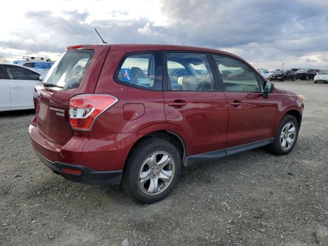 JF2SJAAC6EH443526 - 2014 SUBARU FORESTER 2.5I BURGUNDY photo 3