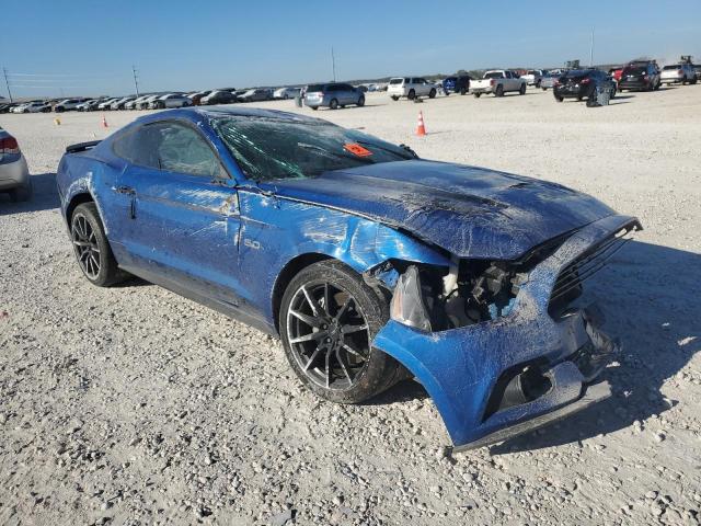 1FA6P8CFXH5228998 - 2017 FORD MUSTANG GT BLUE photo 4