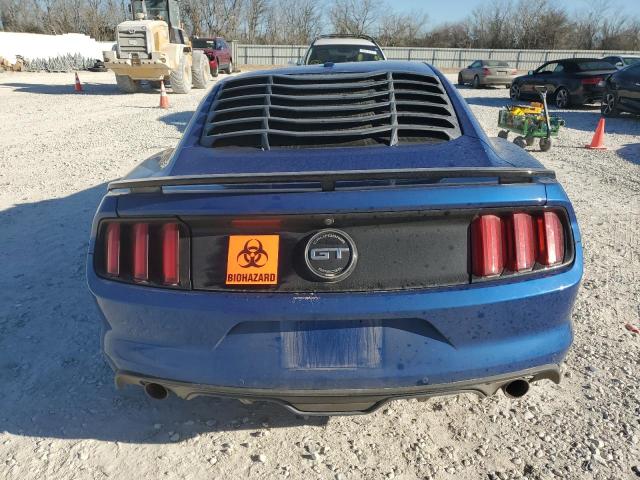 1FA6P8CFXH5228998 - 2017 FORD MUSTANG GT BLUE photo 6