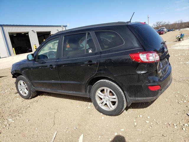 5XYZG3AB9CG108295 - 2012 HYUNDAI SANTA FE GLS BLACK photo 2