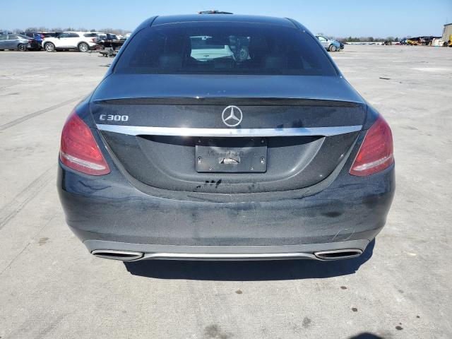 55SWF4JB2JU236375 - 2018 MERCEDES-BENZ C 300 BLACK photo 6