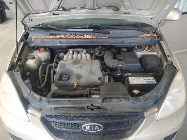 KNAFG526287125862 - 2008 KIA RONDO LX BEIGE photo 12