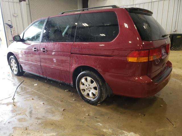 5FNRL18674B077940 - 2004 HONDA ODYSSEY EX MAROON photo 2