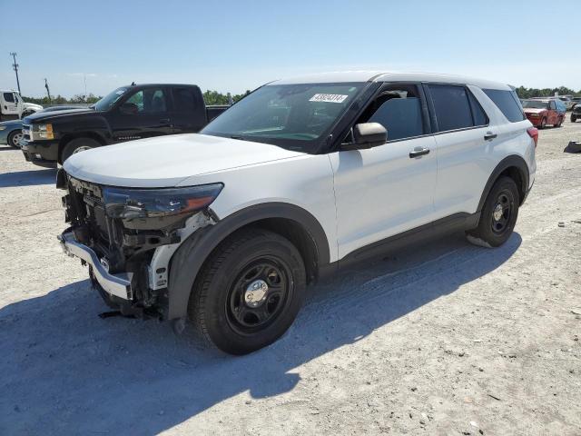 1FM5K8AW5MNA08603 - 2021 FORD EXPLORER POLICE INTERCEPTOR أبيض صورة 1