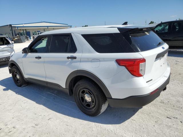 1FM5K8AW5MNA08603 - 2021 FORD EXPLORER POLICE INTERCEPTOR أبيض صورة 2