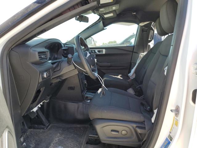 1FM5K8AW5MNA08603 - 2021 FORD EXPLORER POLICE INTERCEPTOR أبيض صورة 7