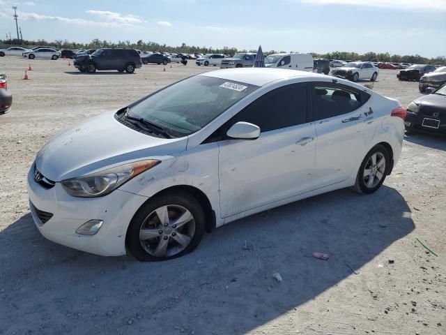 5NPDH4AEXDH351499 - 2013 HYUNDAI ELANTRA GLS WHITE photo 1