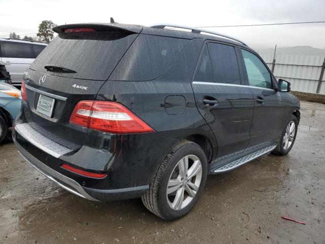 4JGDA5HB2EA403573 - 2014 MERCEDES-BENZ ML 350 4MATIC BLACK photo 3