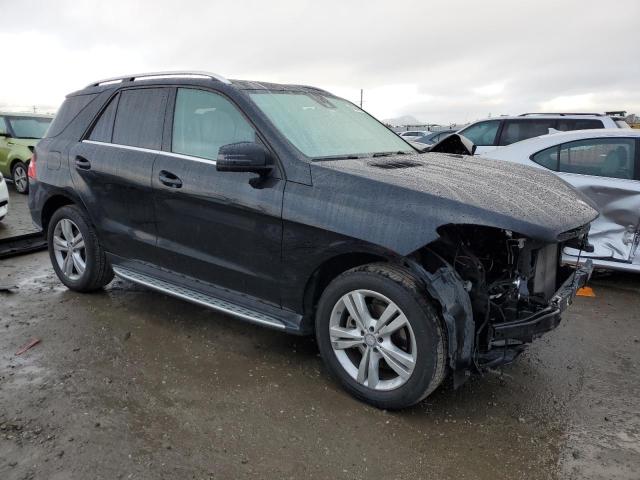 4JGDA5HB2EA403573 - 2014 MERCEDES-BENZ ML 350 4MATIC BLACK photo 4