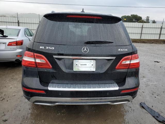 4JGDA5HB2EA403573 - 2014 MERCEDES-BENZ ML 350 4MATIC BLACK photo 6