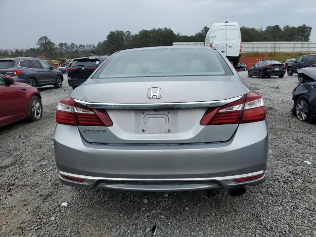 1HGCR2F38HA119602 - 2017 HONDA ACCORD LX SILVER photo 6