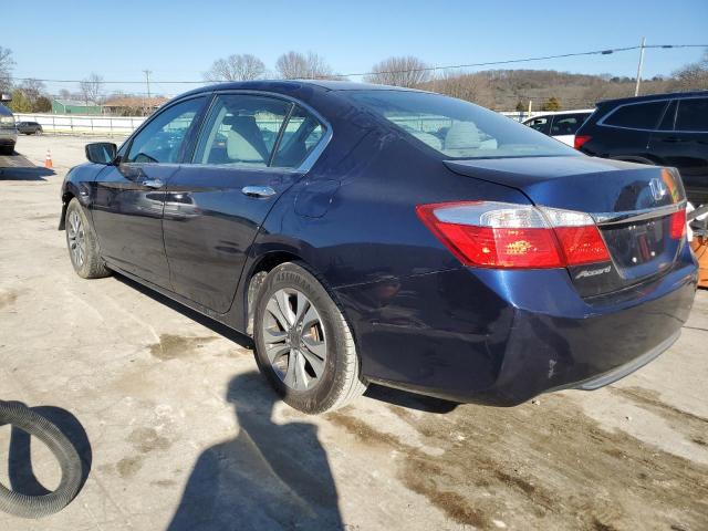 1HGCR2F36DA037457 - 2013 HONDA ACCORD LX BLUE photo 2