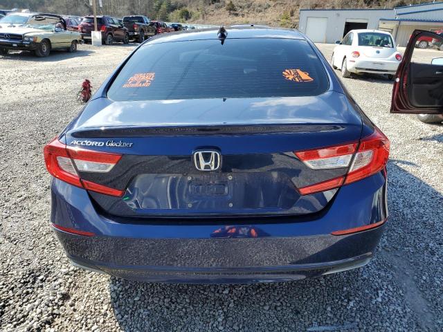 1HGCV1F48LA072353 - 2020 HONDA ACCORD EX BLUE photo 6