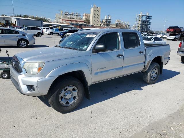 5TFJX4GN8CX013101 - 2012 TOYOTA TACOMA DOUBLE CAB SILVER photo 1