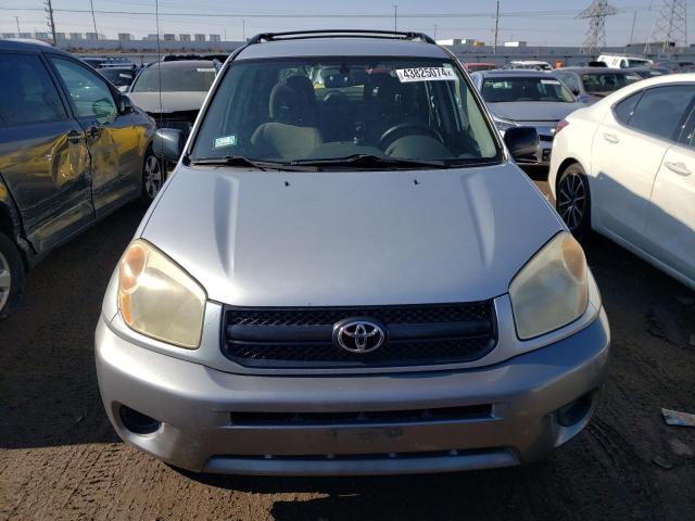 JTEGD20V740039647 - 2004 TOYOTA RAV4 SILVER photo 5