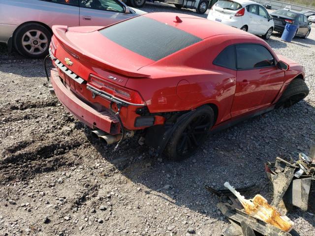 2G1FM1EP6F9801114 - 2015 CHEVROLET CAMARO ZL1 RED photo 3