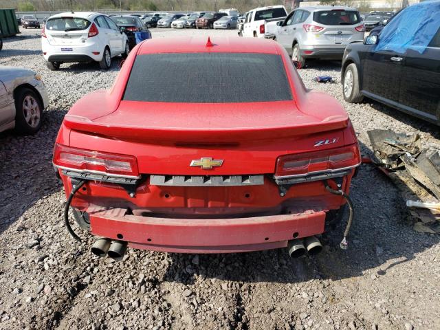 2G1FM1EP6F9801114 - 2015 CHEVROLET CAMARO ZL1 RED photo 6