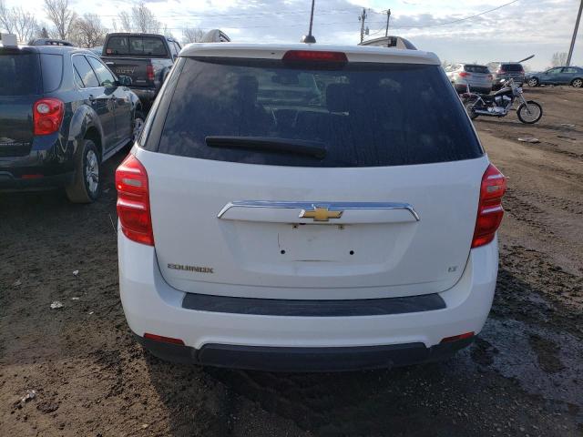 2GNALCEK5H1615853 - 2017 CHEVROLET EQUINOX LT WHITE photo 6