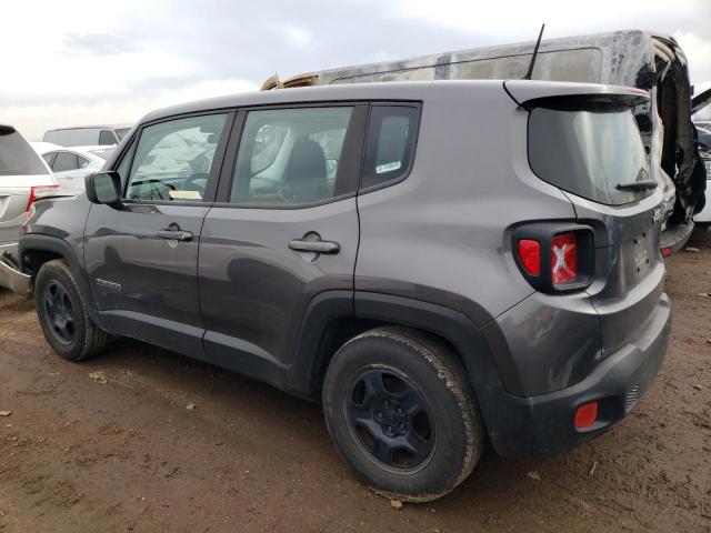 ZACCJAAB2HPE78622 - 2017 JEEP RENEGADE SPORT GRAY photo 2