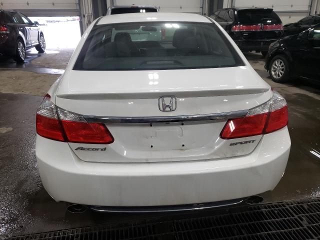 1HGCR2F57FA250681 - 2015 HONDA ACCORD SPORT WHITE photo 6