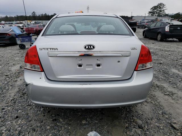 KNAFE121275425303 - 2007 KIA SPECTRA EX SILVER photo 6