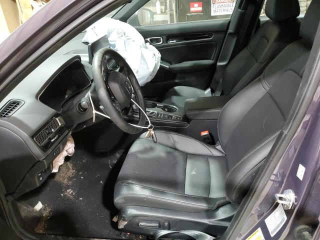 19XFL1H85RE028785 - 2024 HONDA CIVIC SPORT TOURING PURPLE photo 7