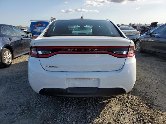 1C3CDFAA9GD752640 - 2016 DODGE DART SE WHITE photo 6