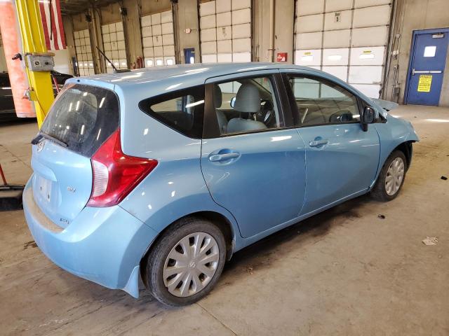 3N1CE2CPXEL424530 - 2014 NISSAN VERSA NOTE S BLUE photo 3