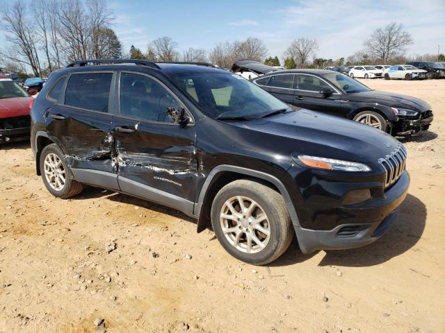 1C4PJLABXHW652727 - 2017 JEEP CHEROKEE SPORT BLACK photo 4