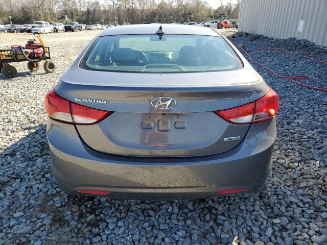 5NPDH4AE3DH402079 - 2013 HYUNDAI ELANTRA GLS SILVER photo 6