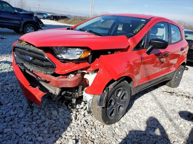 MAJ3S2FE8LC313974 - 2020 FORD ECOSPORT S RED photo 1
